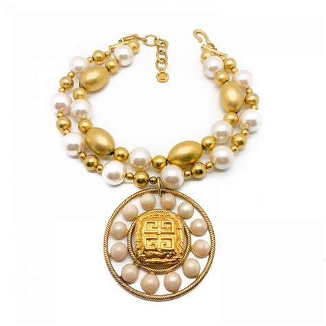 similar to givenchy jewelry mark|vintage Givenchy necklace.